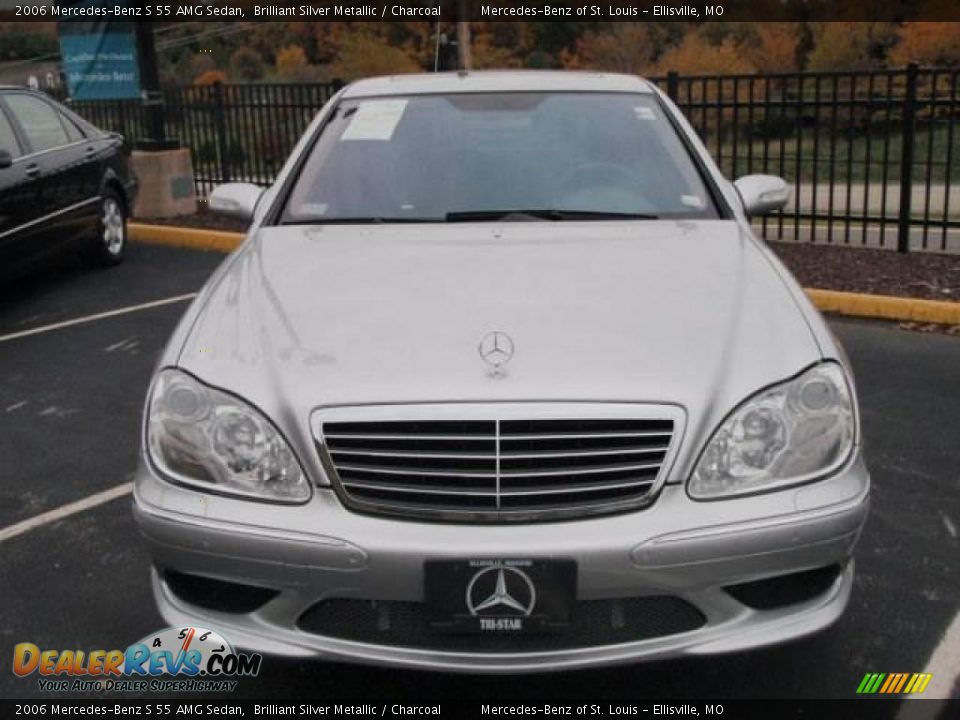 2006 Mercedes-Benz S 55 AMG Sedan Brilliant Silver Metallic / Charcoal Photo #2