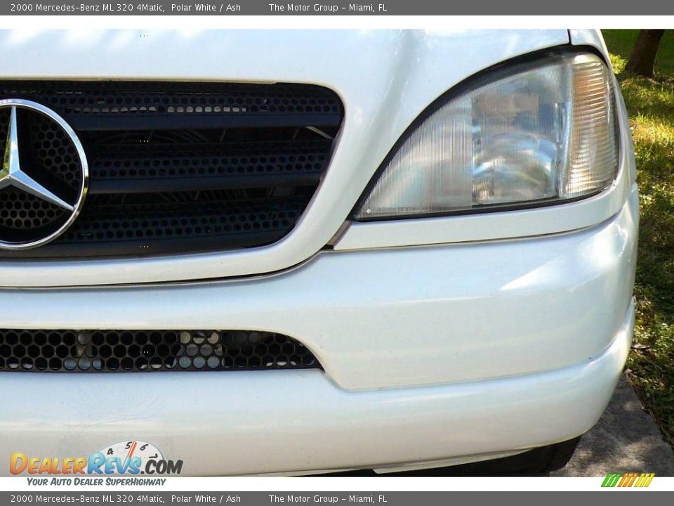 2000 Mercedes-Benz ML 320 4Matic Polar White / Ash Photo #22