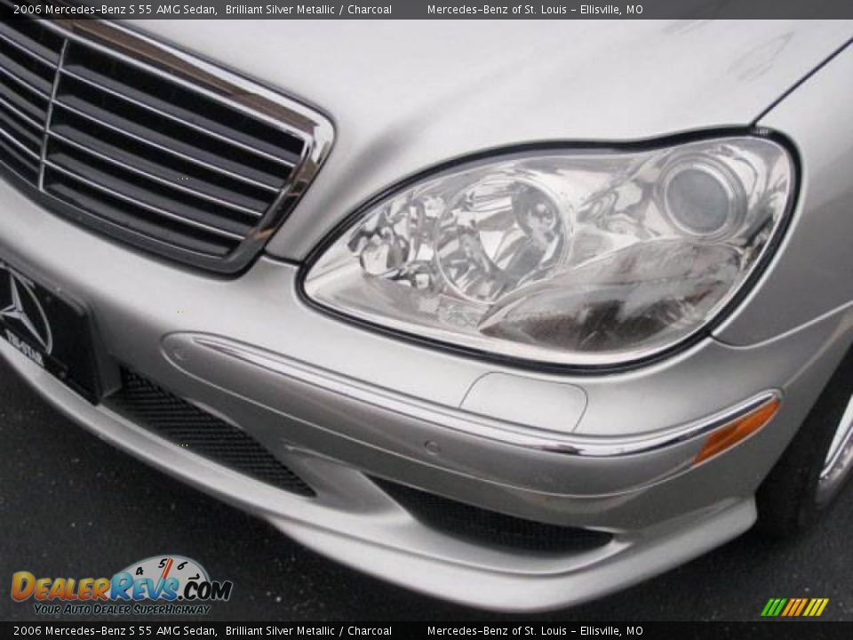 2006 Mercedes-Benz S 55 AMG Sedan Brilliant Silver Metallic / Charcoal Photo #5