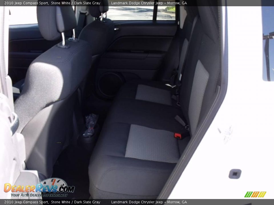 2010 Jeep Compass Sport Stone White / Dark Slate Gray Photo #7
