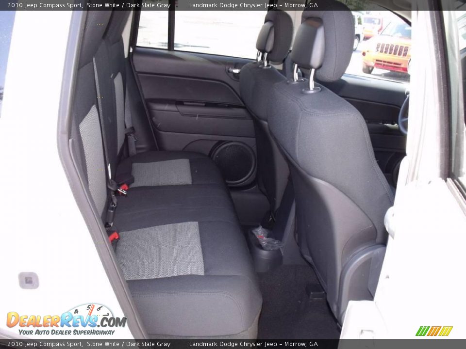 2010 Jeep Compass Sport Stone White / Dark Slate Gray Photo #9