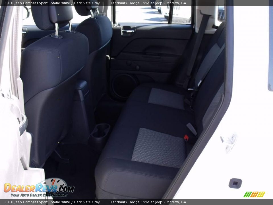 2010 Jeep Compass Sport Stone White / Dark Slate Gray Photo #7