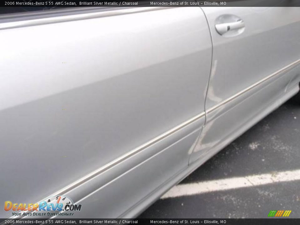 2006 Mercedes-Benz S 55 AMG Sedan Brilliant Silver Metallic / Charcoal Photo #17
