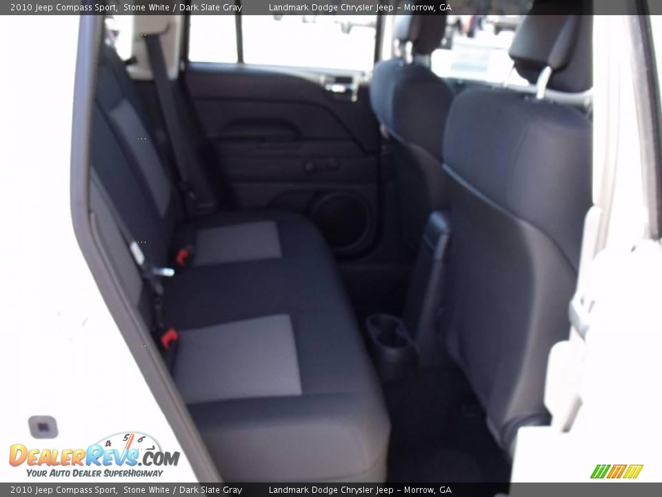 2010 Jeep Compass Sport Stone White / Dark Slate Gray Photo #9