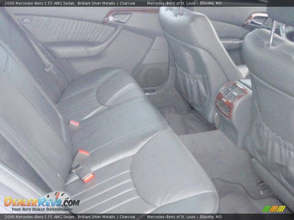 2006 Mercedes-Benz S 55 AMG Sedan Brilliant Silver Metallic / Charcoal Photo #23