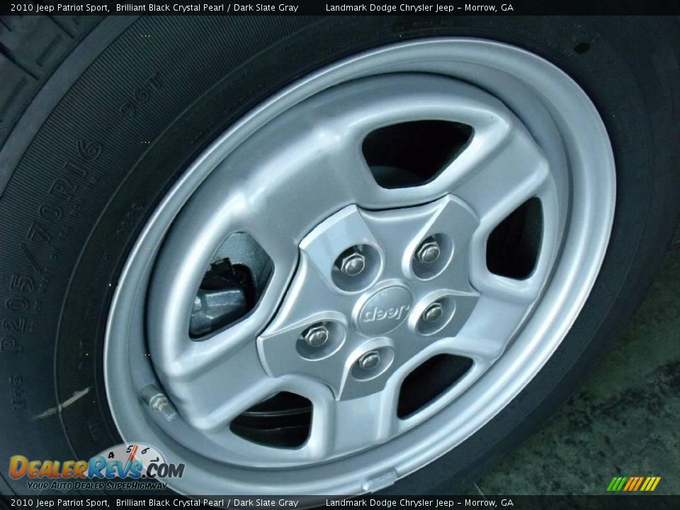 2010 Jeep Patriot Sport Brilliant Black Crystal Pearl / Dark Slate Gray Photo #4