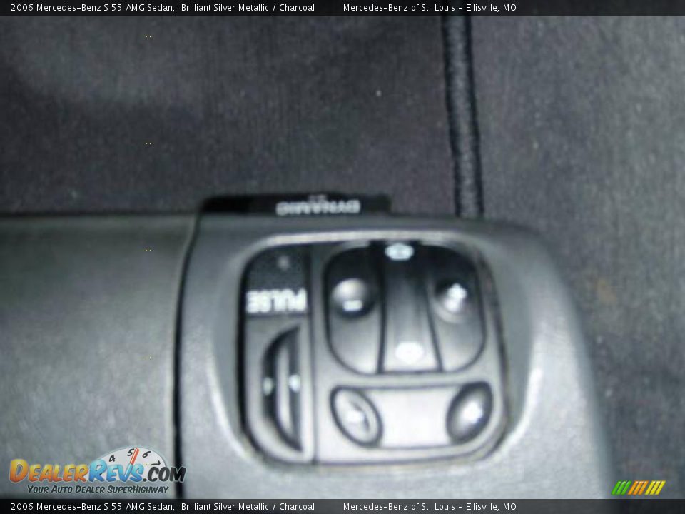 2006 Mercedes-Benz S 55 AMG Sedan Brilliant Silver Metallic / Charcoal Photo #30