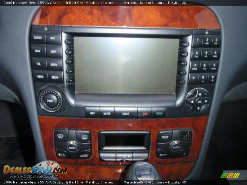 2006 Mercedes-Benz S 55 AMG Sedan Brilliant Silver Metallic / Charcoal Photo #32
