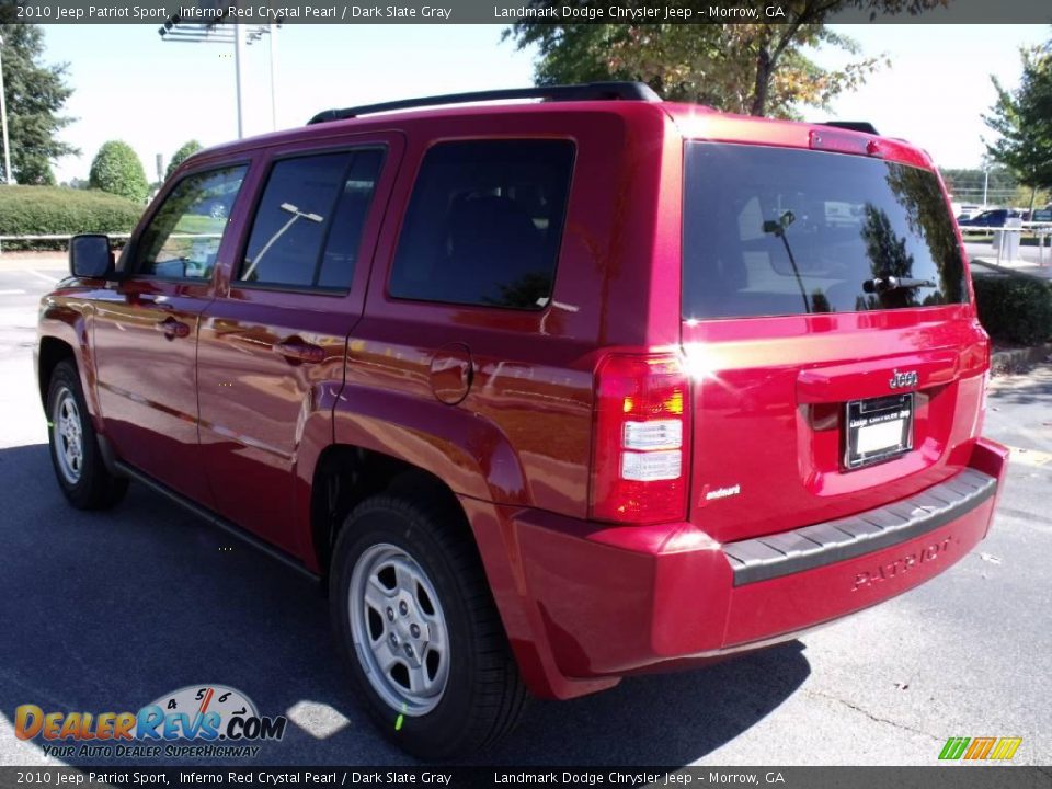 2010 Jeep Patriot Sport Inferno Red Crystal Pearl / Dark Slate Gray Photo #2