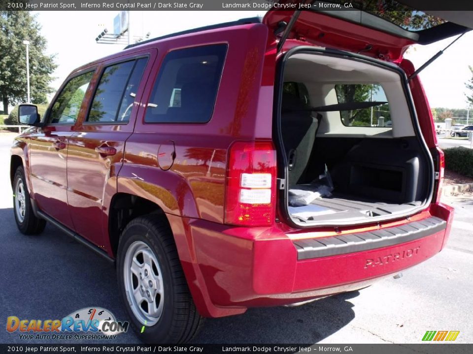 2010 Jeep Patriot Sport Inferno Red Crystal Pearl / Dark Slate Gray Photo #8