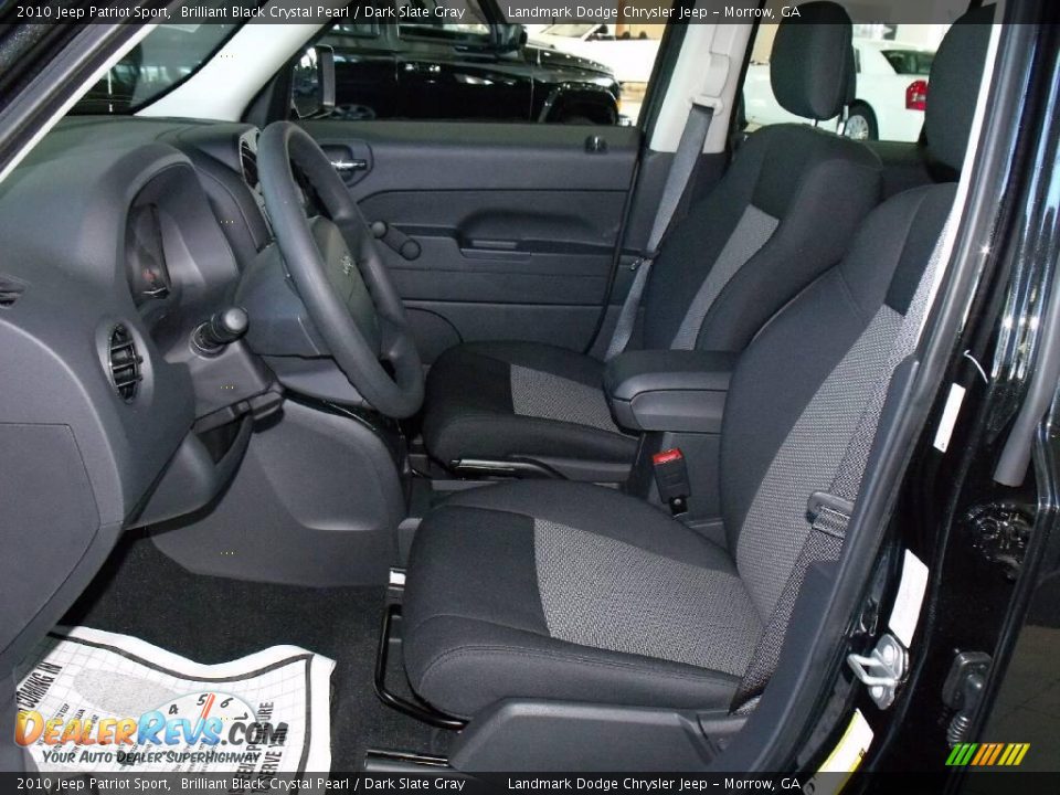 2010 Jeep Patriot Sport Brilliant Black Crystal Pearl / Dark Slate Gray Photo #5