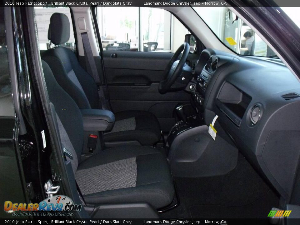 2010 Jeep Patriot Sport Brilliant Black Crystal Pearl / Dark Slate Gray Photo #9