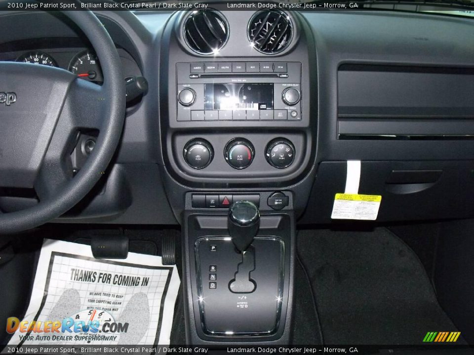 2010 Jeep Patriot Sport Brilliant Black Crystal Pearl / Dark Slate Gray Photo #10