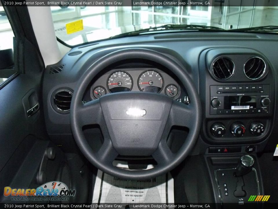 2010 Jeep Patriot Sport Brilliant Black Crystal Pearl / Dark Slate Gray Photo #11