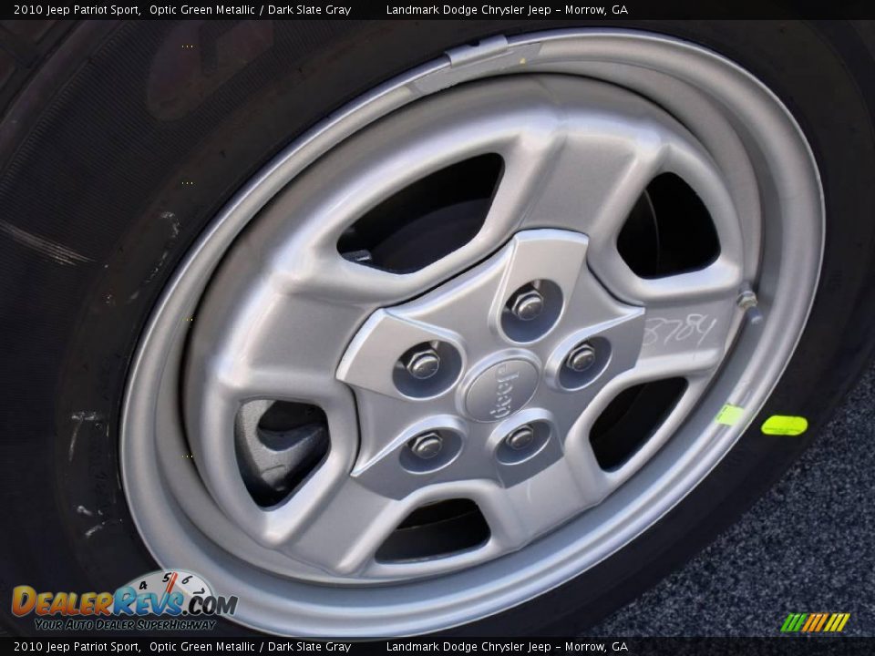 2010 Jeep Patriot Sport Optic Green Metallic / Dark Slate Gray Photo #5