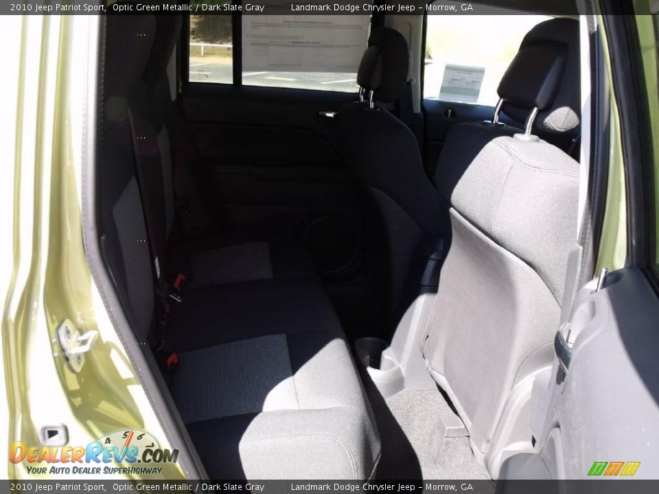 2010 Jeep Patriot Sport Optic Green Metallic / Dark Slate Gray Photo #9