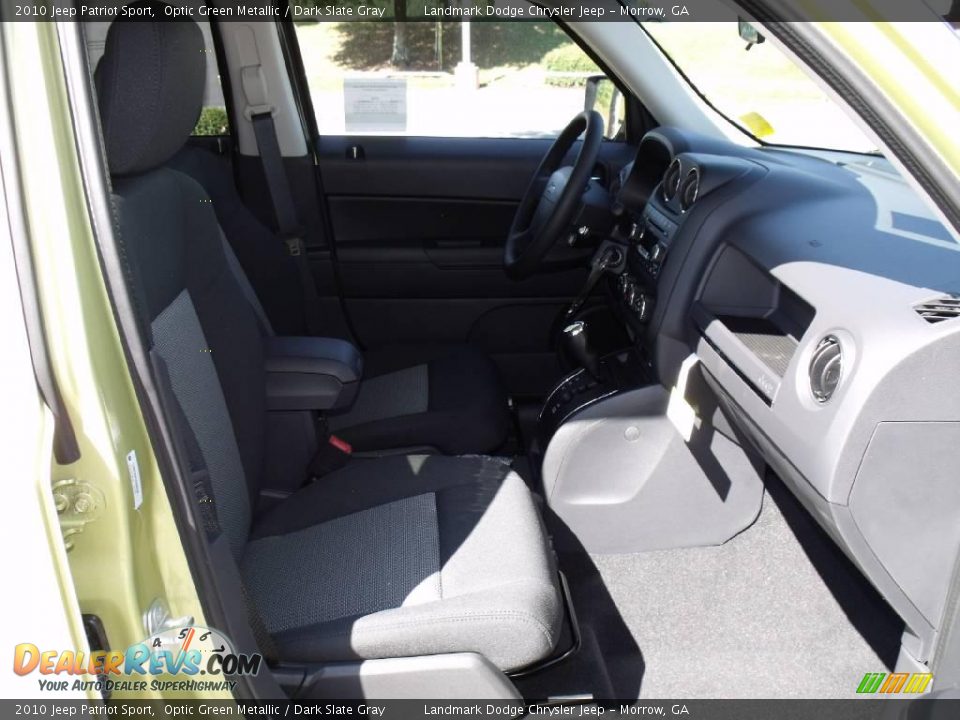 2010 Jeep Patriot Sport Optic Green Metallic / Dark Slate Gray Photo #10