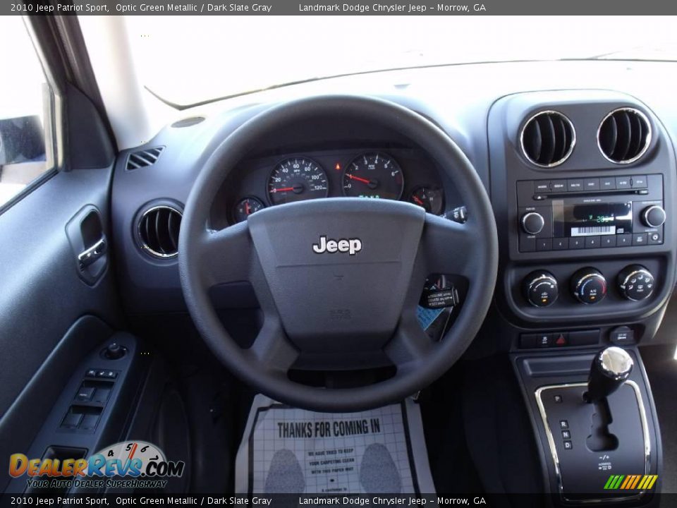 2010 Jeep Patriot Sport Optic Green Metallic / Dark Slate Gray Photo #12