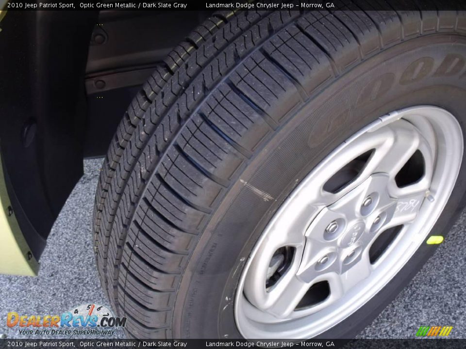 2010 Jeep Patriot Sport Optic Green Metallic / Dark Slate Gray Photo #14