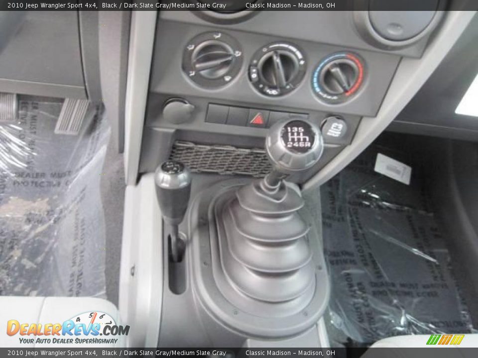 2010 Jeep Wrangler Sport 4x4 Black / Dark Slate Gray/Medium Slate Gray Photo #8