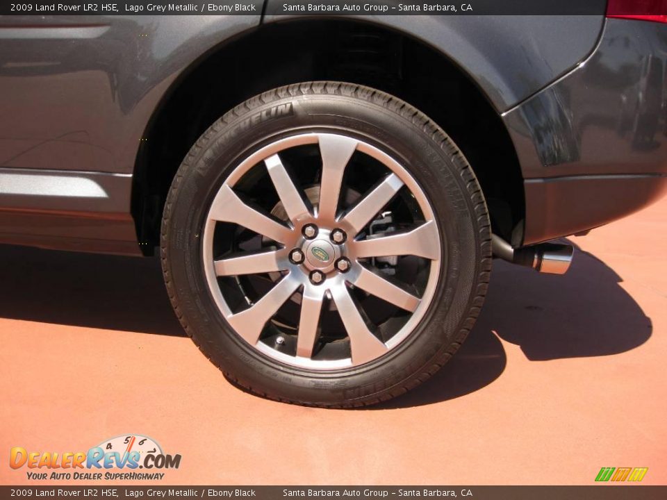 2009 Land Rover LR2 HSE Lago Grey Metallic / Ebony Black Photo #7