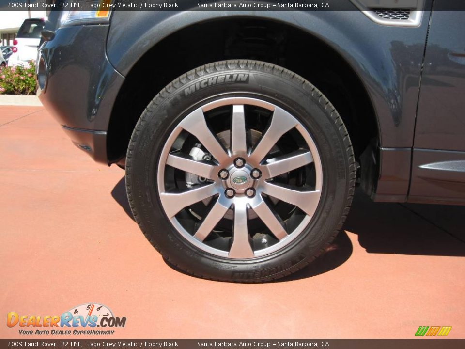 2009 Land Rover LR2 HSE Lago Grey Metallic / Ebony Black Photo #8