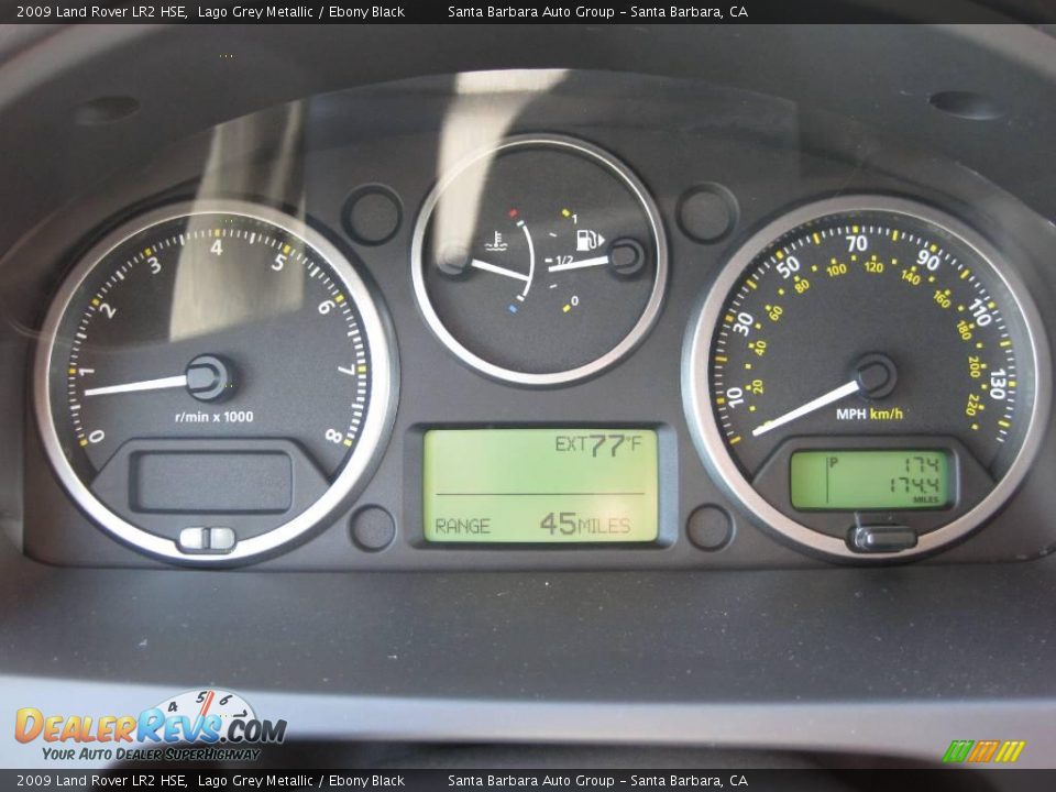 2009 Land Rover LR2 HSE Lago Grey Metallic / Ebony Black Photo #22