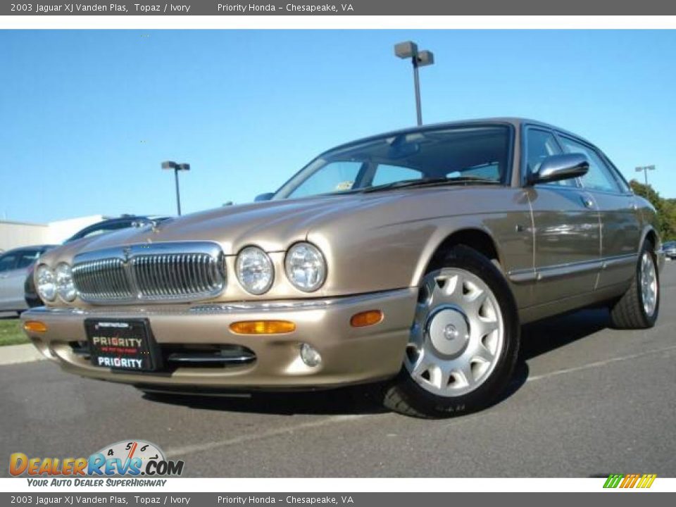 2003 Jaguar XJ Vanden Plas Topaz / Ivory Photo #1