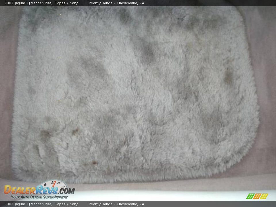 2003 Jaguar XJ Vanden Plas Topaz / Ivory Photo #13