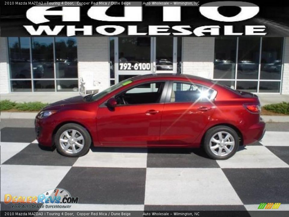 2010 Mazda MAZDA3 i Touring 4 Door Copper Red Mica / Dune Beige Photo #1