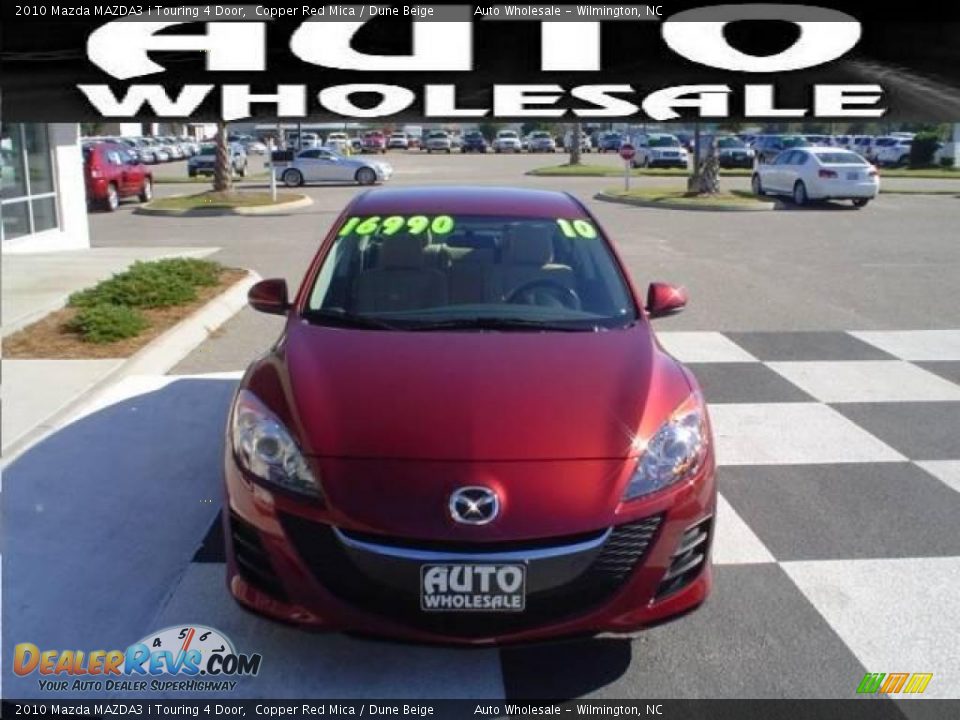 2010 Mazda MAZDA3 i Touring 4 Door Copper Red Mica / Dune Beige Photo #2