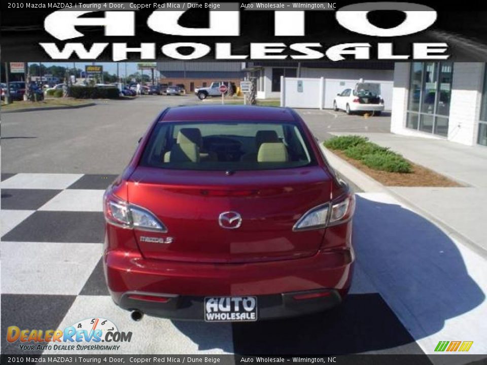 2010 Mazda MAZDA3 i Touring 4 Door Copper Red Mica / Dune Beige Photo #3