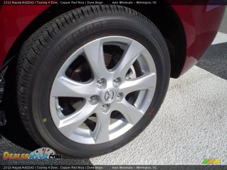 2010 Mazda MAZDA3 i Touring 4 Door Copper Red Mica / Dune Beige Photo #4
