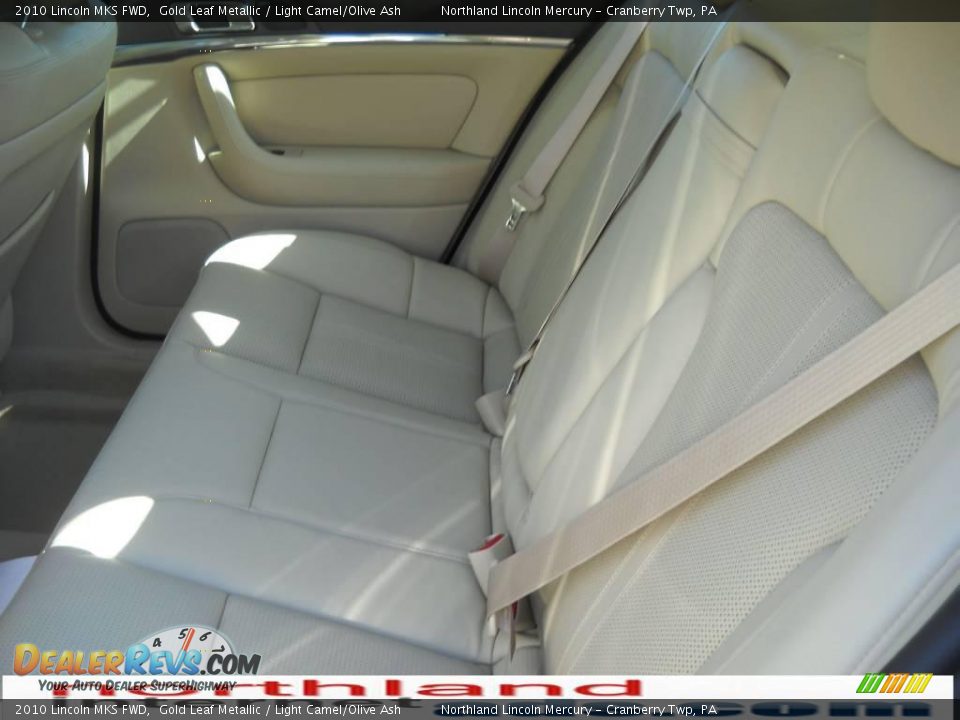 2010 Lincoln MKS FWD Gold Leaf Metallic / Light Camel/Olive Ash Photo #10