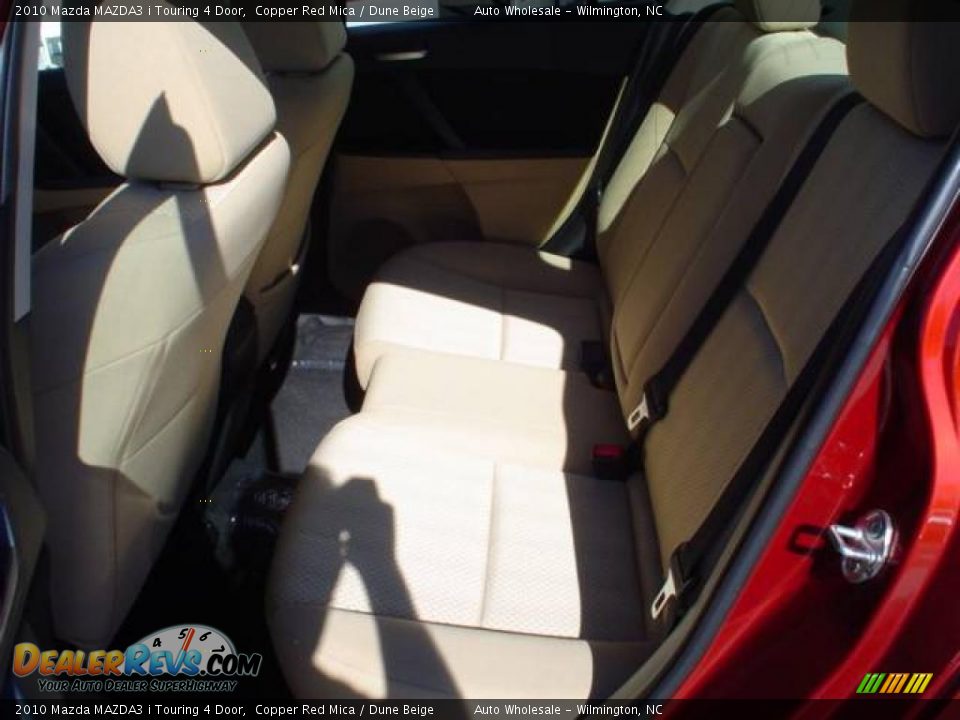 2010 Mazda MAZDA3 i Touring 4 Door Copper Red Mica / Dune Beige Photo #7