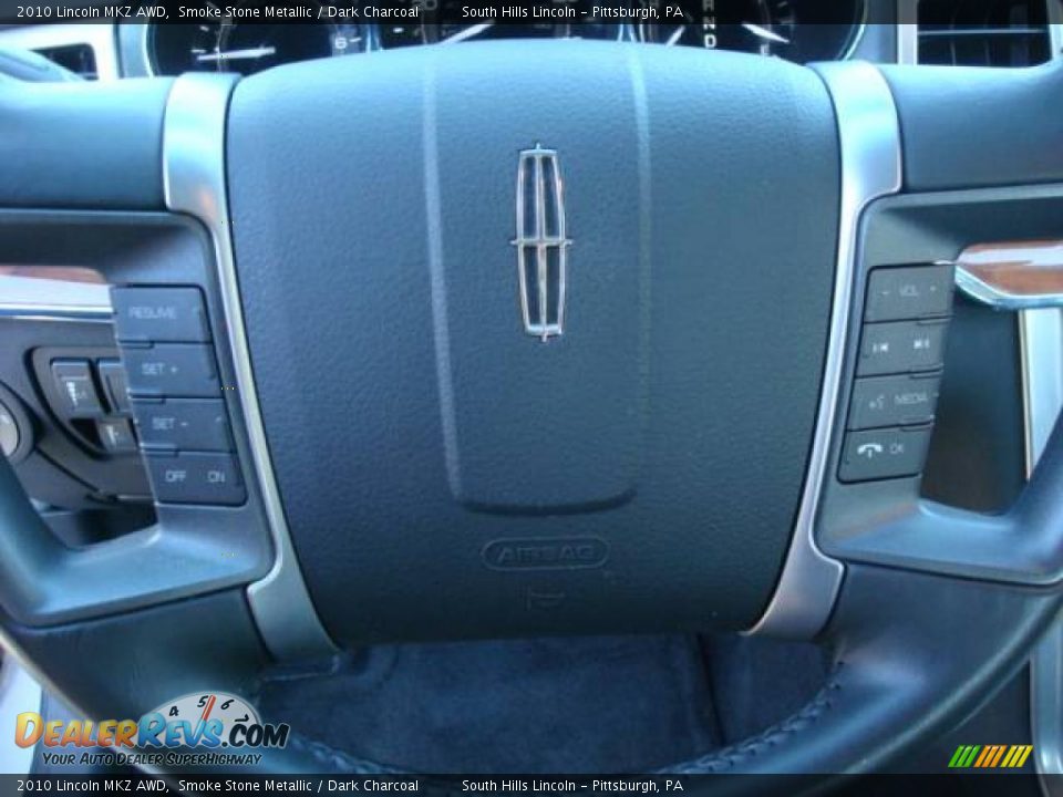2010 Lincoln MKZ AWD Smoke Stone Metallic / Dark Charcoal Photo #12
