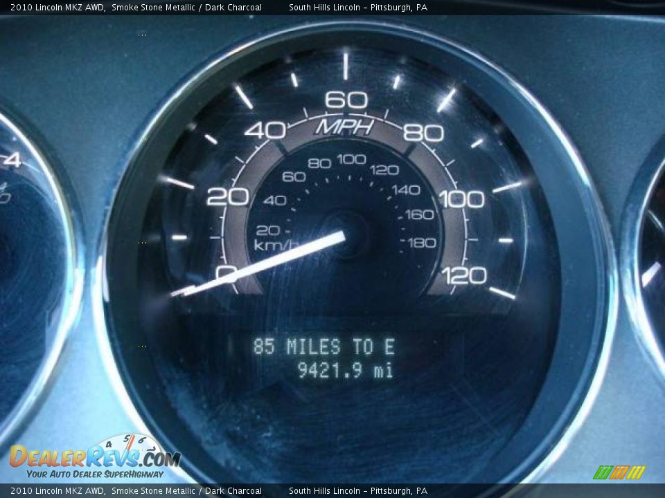 2010 Lincoln MKZ AWD Smoke Stone Metallic / Dark Charcoal Photo #15
