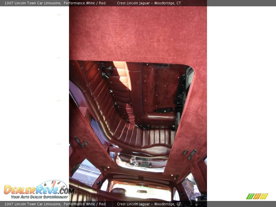 1997 Lincoln Town Car Limousine Performance White / Red Photo #14