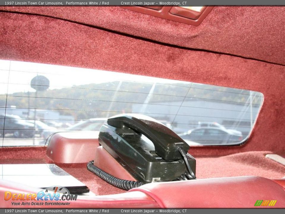1997 Lincoln Town Car Limousine Performance White / Red Photo #19