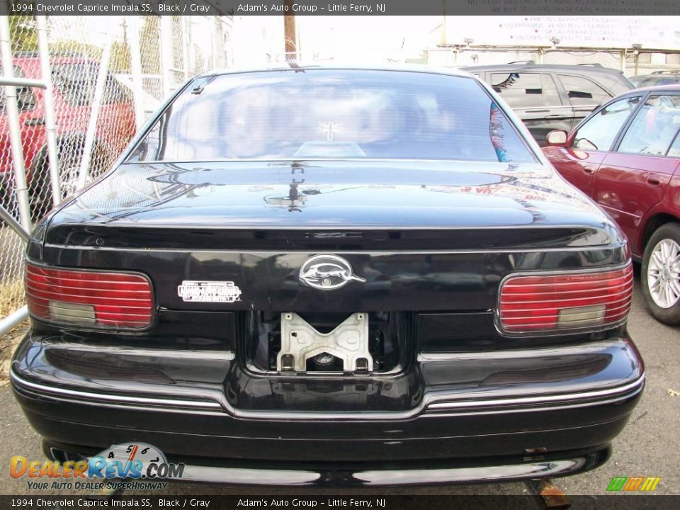 1994 Chevrolet Caprice Impala SS Black / Gray Photo #4