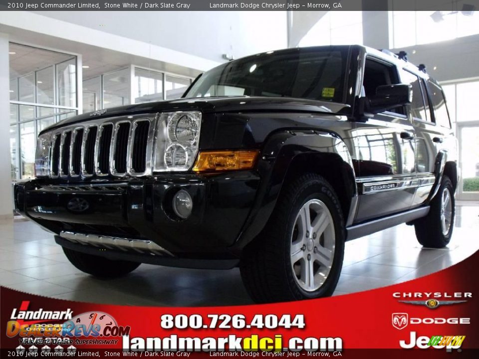 2010 Jeep Commander Limited Stone White / Dark Slate Gray Photo #1