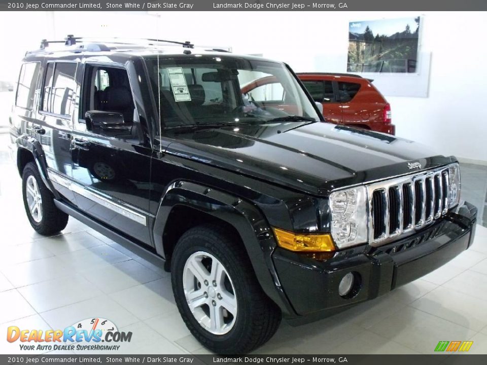 2010 Jeep Commander Limited Stone White / Dark Slate Gray Photo #4