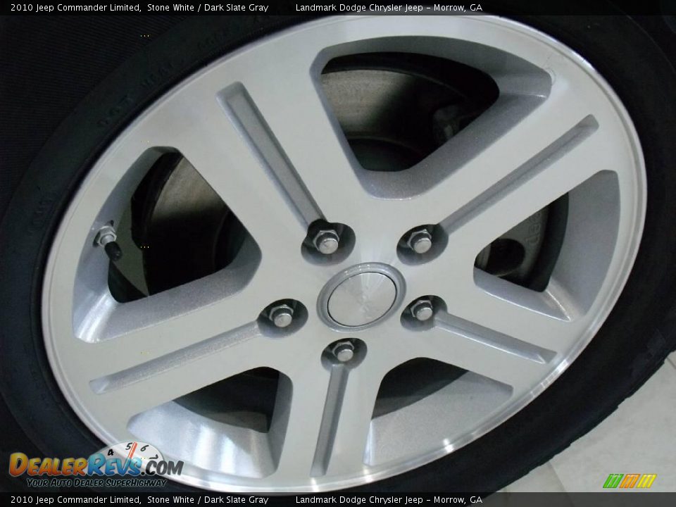 2010 Jeep Commander Limited Stone White / Dark Slate Gray Photo #5
