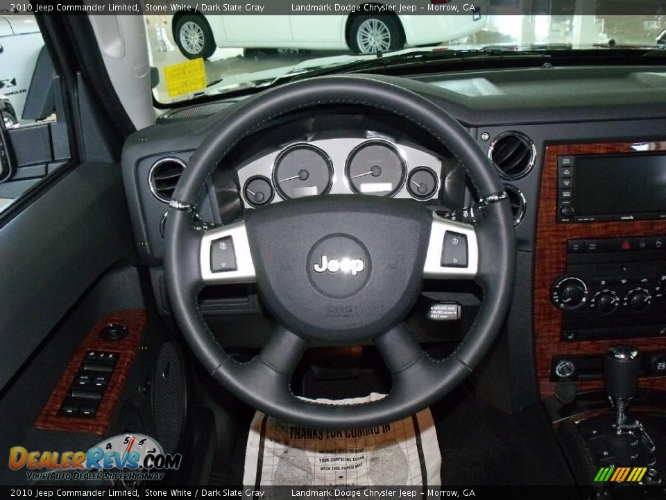 2010 Jeep Commander Limited Stone White / Dark Slate Gray Photo #13