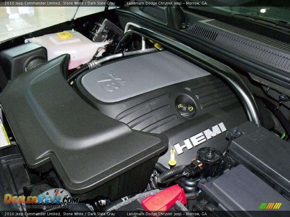 2010 Jeep Commander Limited Stone White / Dark Slate Gray Photo #14