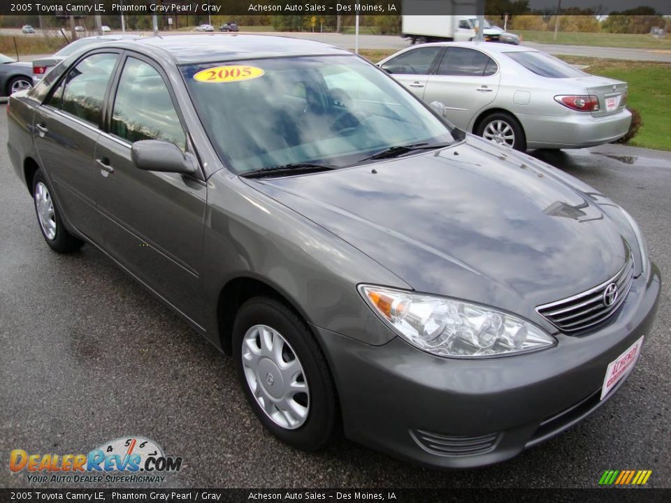 2005 Toyota Camry LE Phantom Gray Pearl / Gray Photo #8