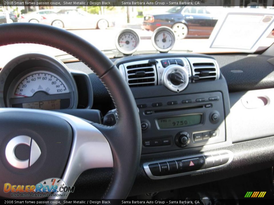 2008 Smart fortwo passion coupe Silver Metallic / Design Black Photo #16