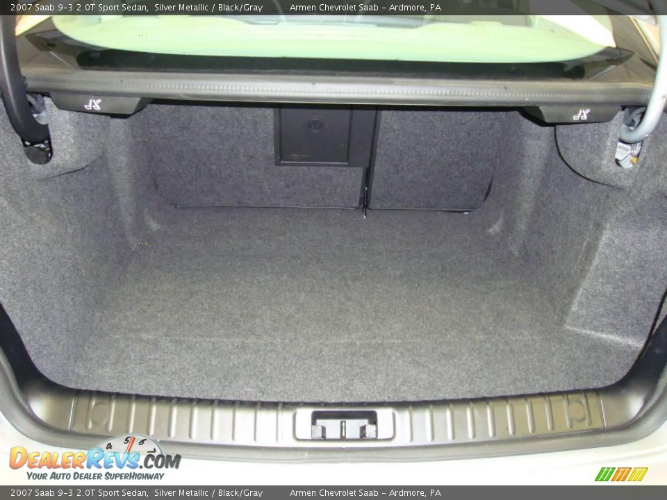 2007 Saab 9-3 2.0T Sport Sedan Silver Metallic / Black/Gray Photo #23
