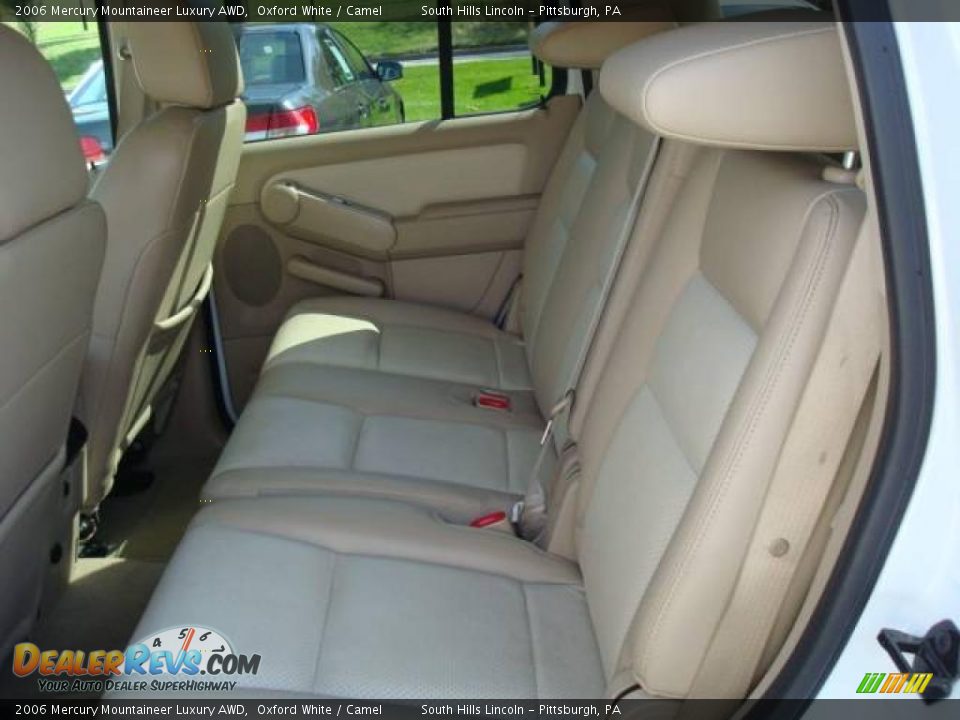 2006 Mercury Mountaineer Luxury AWD Oxford White / Camel Photo #9