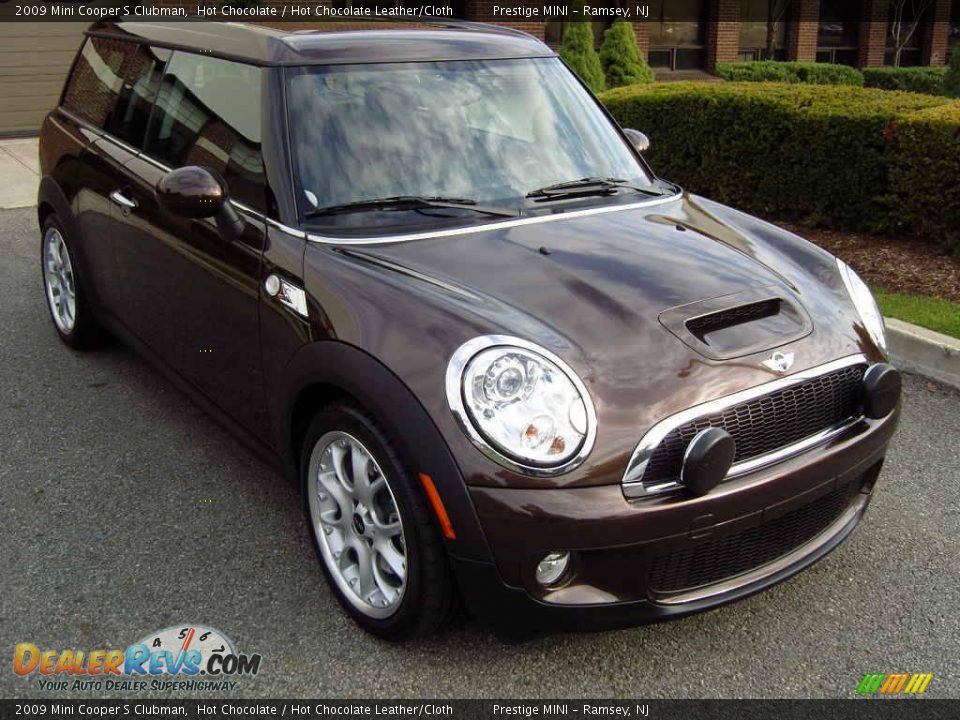 2009 Mini Cooper S Clubman Hot Chocolate / Hot Chocolate Leather/Cloth Photo #1